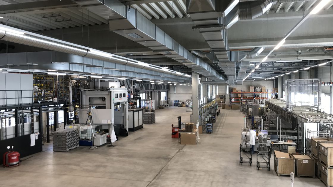Anlage der Wieland Wicoatec GmbH