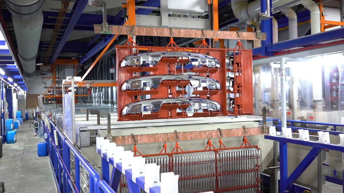 Galvanikanlage der BIA Kunststoff- und Galvanotechnik GmbH & Co. KG