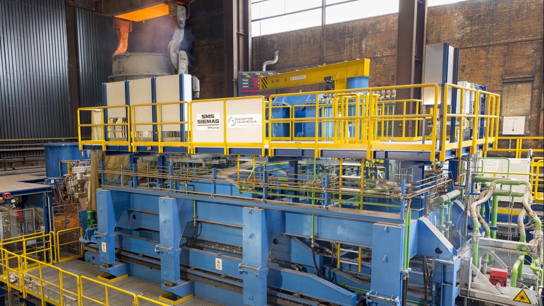 Bandgießanlage der Salzgitter Flachstahl GmbH